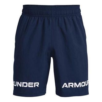 Under Armour Woven Graphic Wordmark Shorts Navy 1361433-408