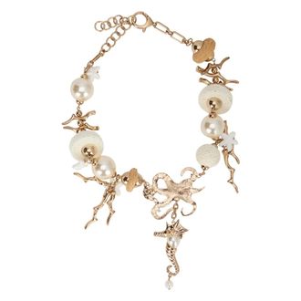 Max Mara Necklaces, female, Yellow, Size: ONE SIZE Abissi Choker Necklace