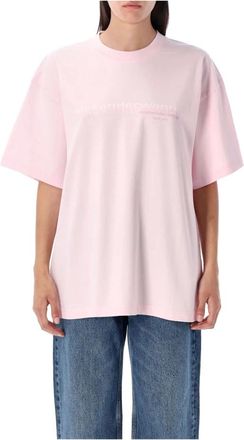 Alexander Wang Dames, Tops, Roze, Maat: 2XS Katoen