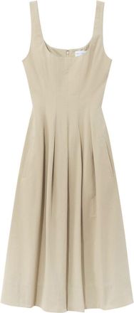 Proenza Schouler pleated cotton dress - women - Cotton - 0 - Neutrals