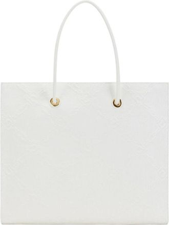 Elisabetta Franchi Raffia Tote - Dames - Shoppers - Wit - ONE Size - Tassen