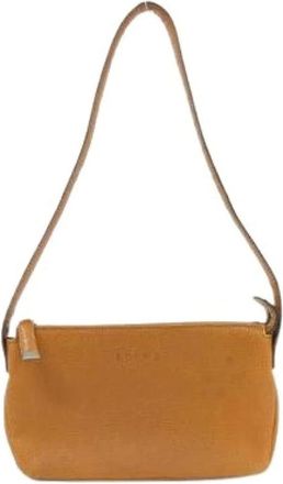 Loewe Pre-owned Shoulder Bags, female, Brown, Size: ONE SIZE Pre-owned Leather Shoulder Bag