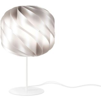 Linea Zero L&aacute;mpara De Mesa Plata En Metal Cm. 25x44h