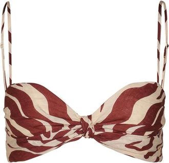 Johanna Ortiz Nudos Del Mar knot top - Neutrals