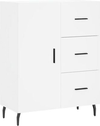 vidaXL Sideboard White 69.5x34x90 cm Engineered Wood Vidaxl