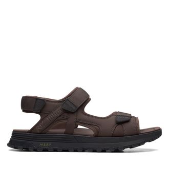 Clarks Mens ATL Trek Sun Sandal, Brown Combi, 7.5 UK