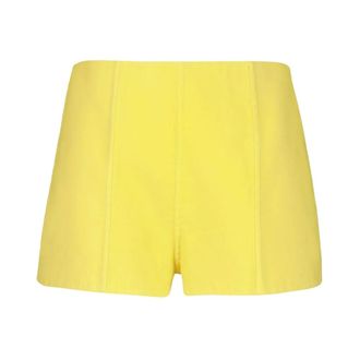 Prada Shorts deportivos de algod&oacute;n amarillo - Shorts - Mujer - Amarillo - M