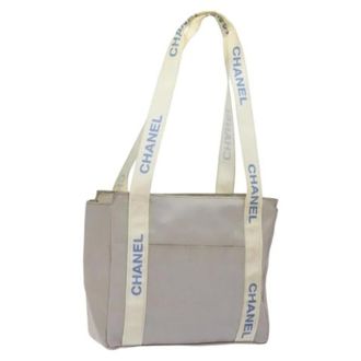Chanel Pre-owned Cuero bolsos-chanel - Pre-owned - Mujer - Gris - ONE SIZE