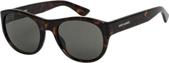 Saint Laurent Maxime Zonnebril - unisex - Zonnebrillen - Bruin - 54 MM - Nylon - Accessoires