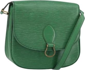 Louis Vuitton Pre-owned Vintage Crossbody Tas - Dames - Vintage Schoudertas - Groen - ONE Size - Leer - Vintage
