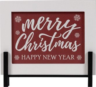 Melrose International Merry Christmas/Happy New Year Sign