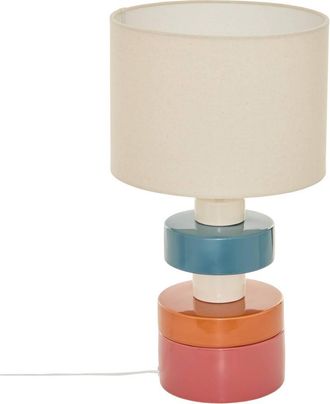 Atmosphera L&aacute;mpara De Dise&ntilde;o Fiva Cil&iacute;ndrica, 50 Cm De Altura, Multicolor - Atmosphera Cr&eacute;ateur DInt&eacute;rieur