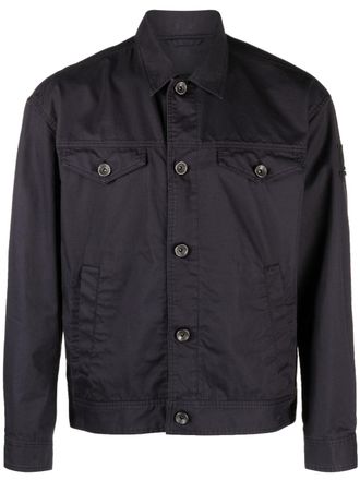 Herno button-up denim jacket - Blue