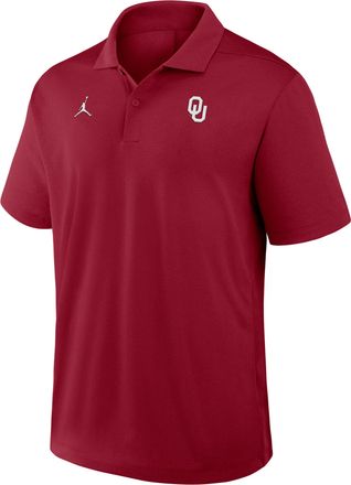 Nike Jordan Mens Oklahoma Primetime Victory Plus Jordan Brand Dri-FIT College Polo in Red | J4N869WOKN-XTS