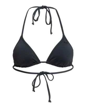 Roxy Triangel-Bikini-Top ROXY Beach Classics, Damen, Gr. M, Cup B, grau (anthrazit), 87% Nylon, 13% Elasthan, Bikini-Oberteile Triangel-Bikini-Top