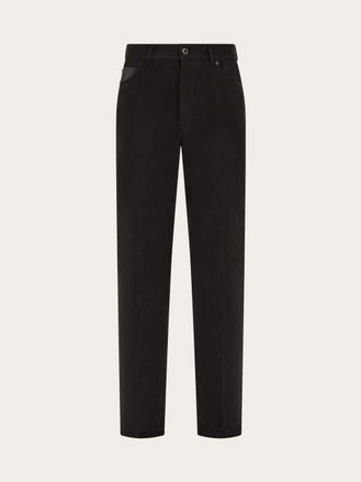 Ferragamo Men 5-pocket trousers Brown