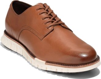 Cole Haan ZeroGrand Remastered Plain Toe Derby in Ch British Tan/ivory at Nordstrom, Size 10.5