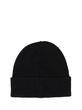 Diesel A04092_0DAOB9XX Wool Blend Beanie - Black
