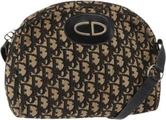 Dior Pre-owned Cross Body Bags, female, Multicolor, Size: ONE SIZE Pre-owned Vintage Canvas Shoulder Bag
