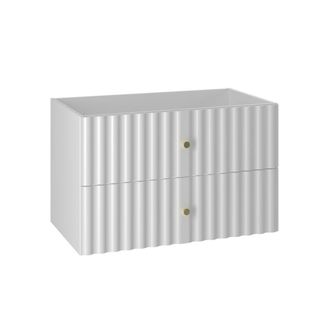 Petits Meubles Mueble bajo lavabo estratificado Blanco