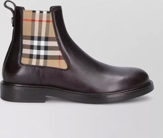 Burberry leather ankle boots