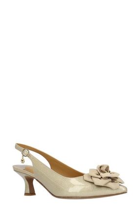 J. Rene&eacute; Kendry Slingback Pump in Taupe at Nordstrom, Size 10.5