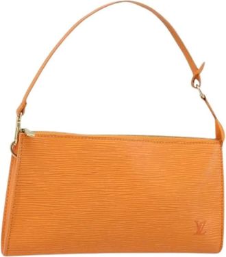 Louis Vuitton Pre-owned Mini Bags, female, Orange, Size: ONE SIZE Pre-owned Accessory Pouch