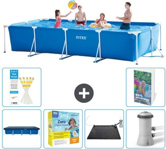 Intex Piscina Con Estructura Rectangular - 450x220x84 Cm - 7-piezas S60