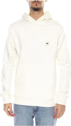 CAT Pullover Hoodie - Heren - Hoodies - Wit - 2XL - Hoodies & sweatvesten