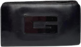 Gucci Pre-owned Vintage Portemonnee - Dames - Vintage Accessoires - Bruin - ONE Size - Leer - Vintage