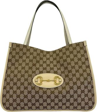 Gucci Pre-owned Gucci Medium GG Canvas Horsebit 1955 Tote Ladies OPVXBP5G3P8JSHFO