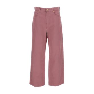 Max Mara Wide Jeans, female, Pink, Size: 2XS Wide Jeans