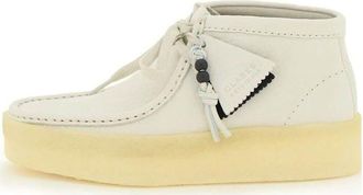 Clarks (WMNS) Clarks Wallabee Cup Boots White Nubuck 26168988