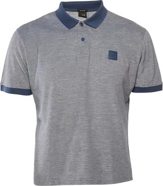 BOSS T-shirt met logodetail - Grijs