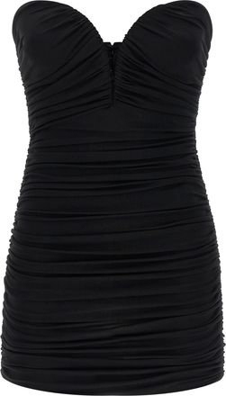 Elisabetta Franchi jurk met hartvormige halslijn