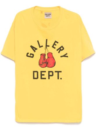 Gallery Dept. Boxing Merch T-shirt - Geel