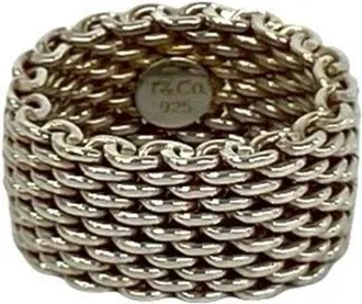 Tiffany & Co. Silver Silver 925 Band Ring (Pre-Owned)