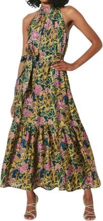 Cleobella Luella Ankle Dress In Indo Block Print