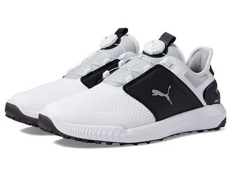 Puma Ignite Elevate Disc Golf Shoes Mens Shoes Puma White/Puma Silver/High-Rise : 7.5 D - Medium, Textile