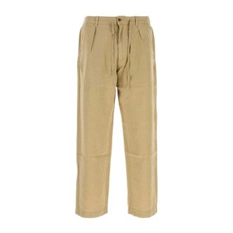 Polo Ralph Lauren Heren, Broeken, Beige, Maat: XL Linnen
