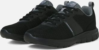 Jack & Jones Mens Jack & Jones Taylor Mesh Polyurethane Mens Black Standard Trainers - Size: 10