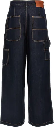 Etro Sparkling Cotton Denim Jeans - Navy