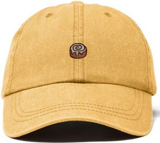 Dalix Cinnamon Roll Dad Cap in Washed Gold at Nordstrom