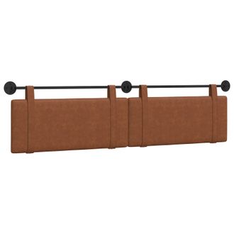 vidaXL Cabecero Colgante Marr&oacute;n Pu Antiguo Vidaxl