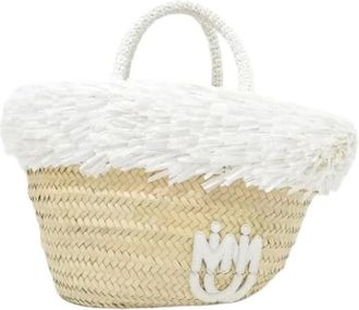 Miu Miu Pre-owned Bucket Bags, female, Beige, Size: ONE SIZE Pre-owned Bucket Bag