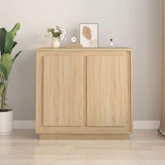 vidaXL Credenza Rovere Sonoma 80x34x75 cm in Legno Multistrato - Vidaxl