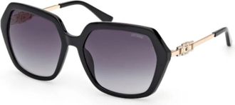 Guess Vierkante zonnebril - unisex - Zonnebrillen - Paars - 57 MM - Accessoires