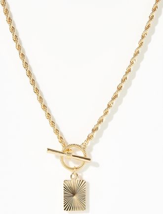 Simons Womens Radiant pendant twisted chain