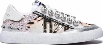 Emanuelle Vee Multicolor Cavallino Leather Women Sneakers