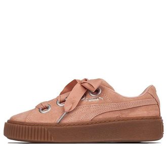Puma (WMNS) PUMA Platform Kiss Suede Red 366461-03